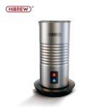 HiBREW Milk Frother Frothing Foamer Cold/Hot Latte Cappuccino Chocolate Fully Automatic Milk Warmer Cool Touch M2A 1