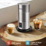 HiBREW Milk Frother Frothing Foamer Cold/Hot Latte Cappuccino Chocolate Fully Automatic Milk Warmer Cool Touch M2A 2