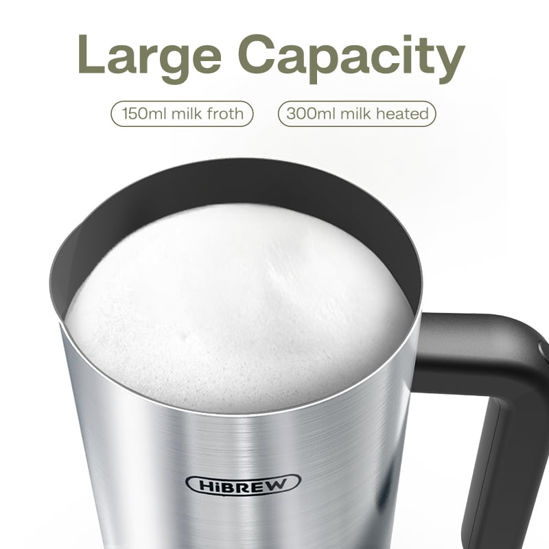 HiBREW-Espumador de leche 4 en 1 totalmente automático, calentador de leche  frío/caliente, capuchino, Chocolate, proteína en polvo, M3A