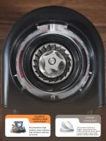 HiBREW Automatic Burr Mill Electric Coffee Grinder with 34 Gears for Espresso American Coffee Pour Over Visual Bean Storage G3A 3