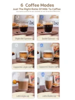 3 in 1 Milk Froth Ground Coffee Stainless Steels H13A 2