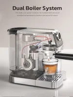 3 in 1 Milk Froth Ground Coffee Stainless Steels H13A 5