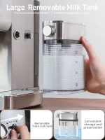 3 in 1 Milk Froth Ground Coffee Stainless Steels H13A 4